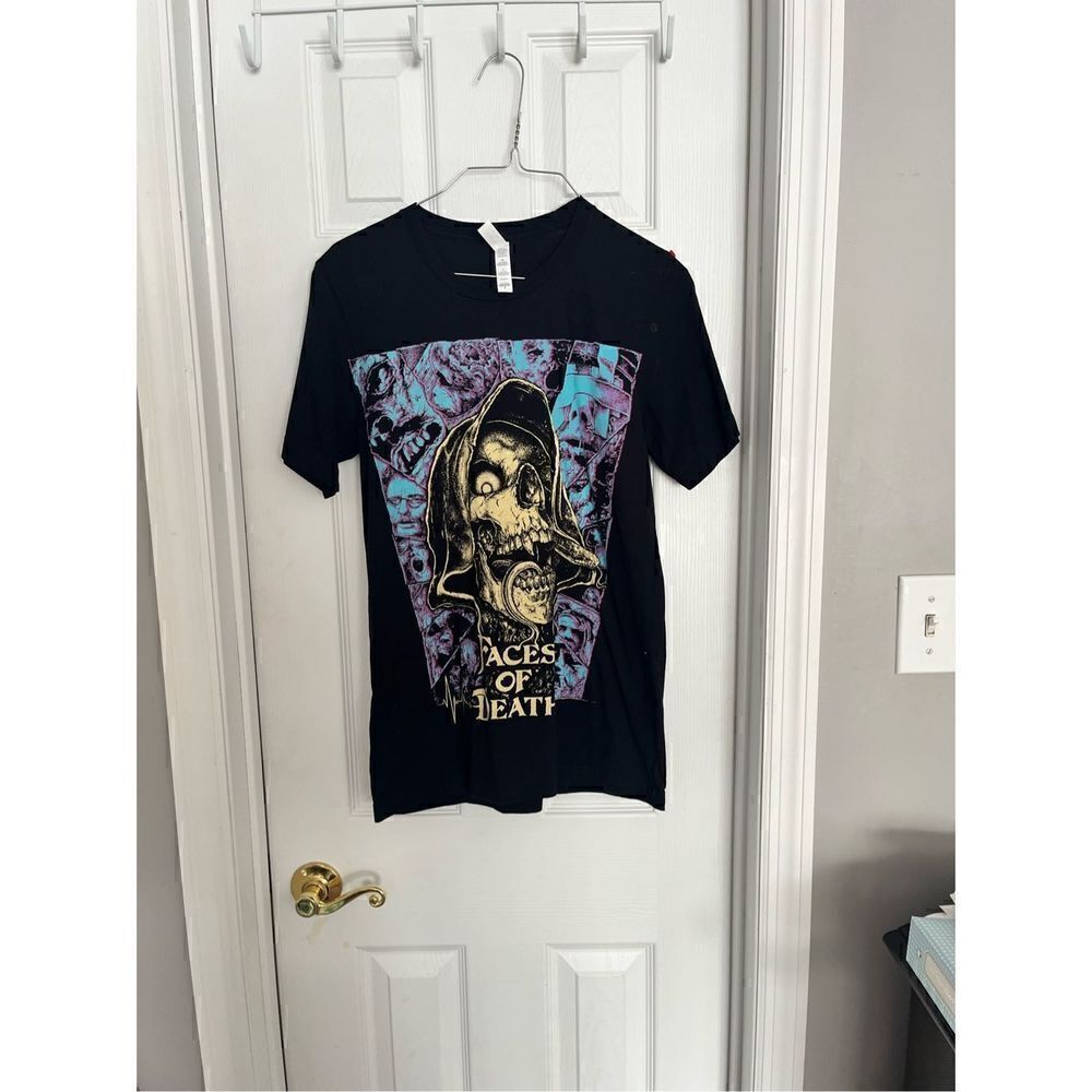 Faces of death graphic T-shirts, rare canvas tag size small